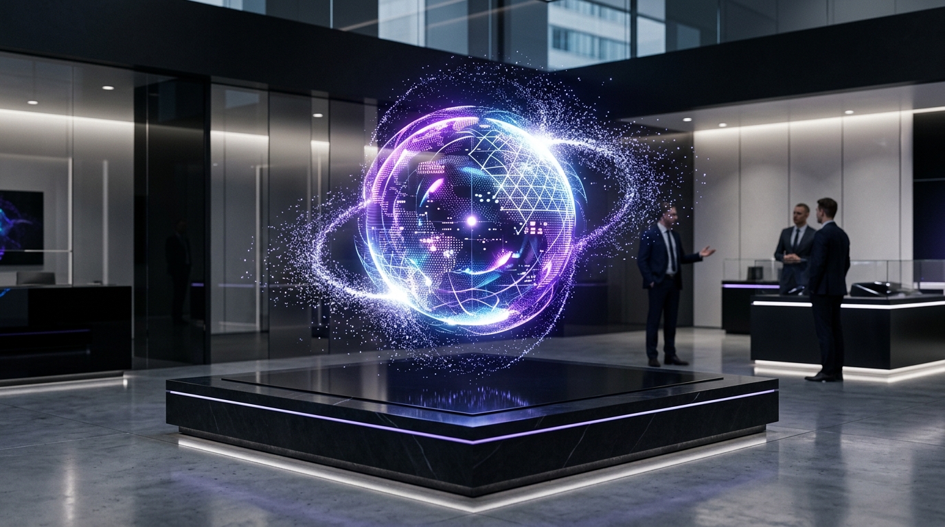 Fuarlarda Ziyaretçi Çeken Hologram ve İnteraktif Dokunmatik Ekran Sistemleri